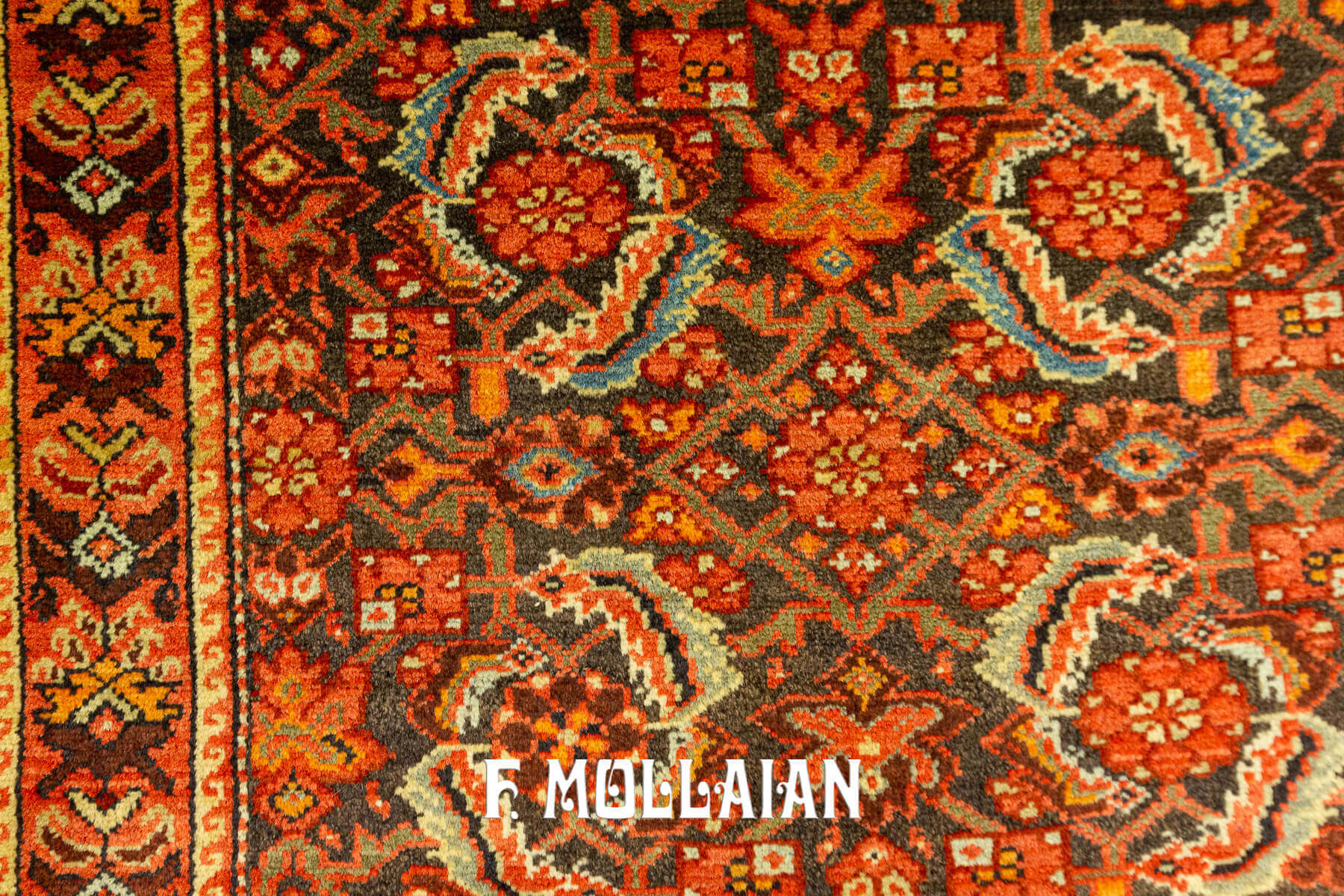 Antique Persian Mishan All-Over “Moharammat” Design Rug n°:21816569